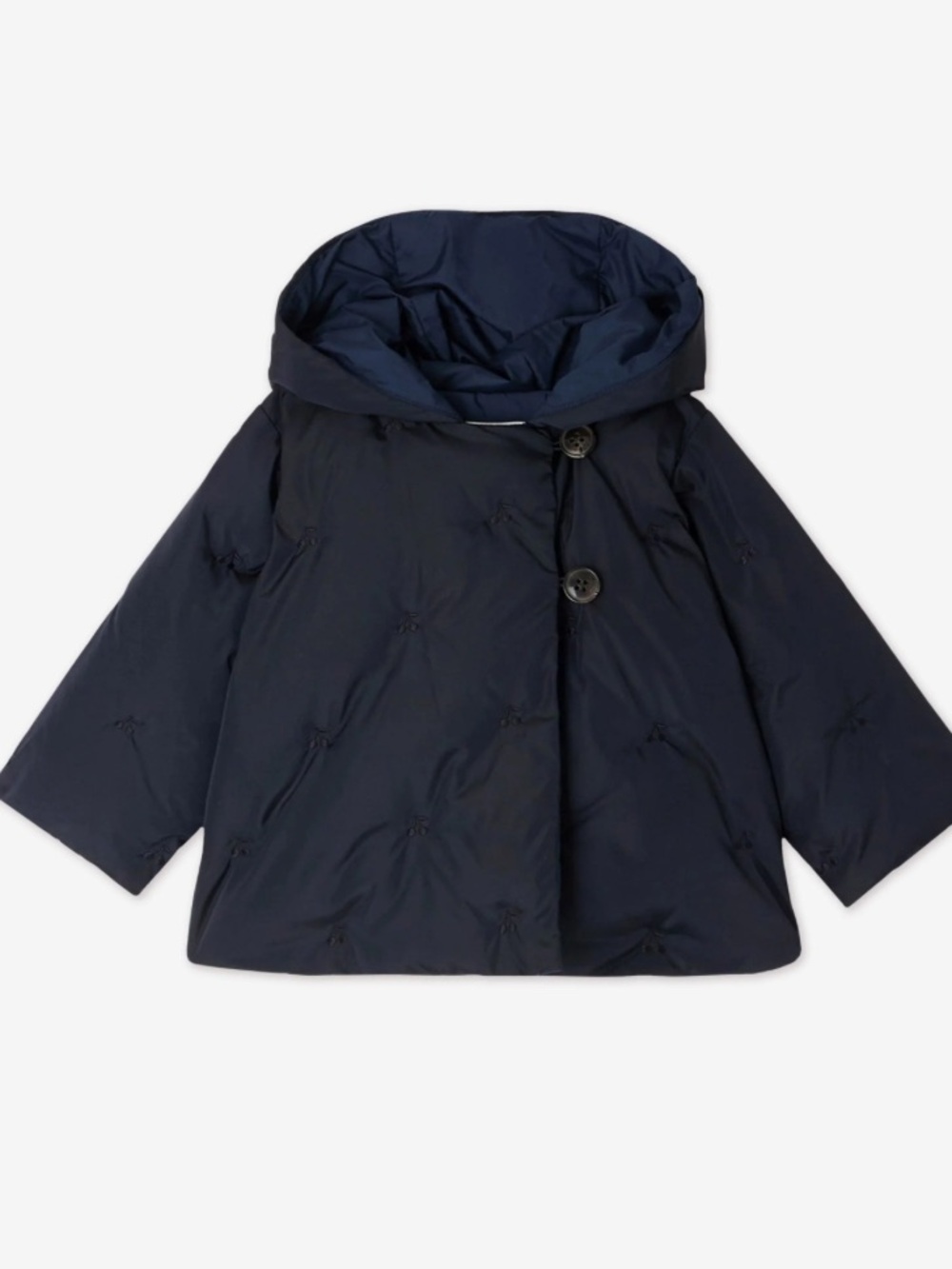 BONPOINT Kids Navy Hooded Puffer Coat